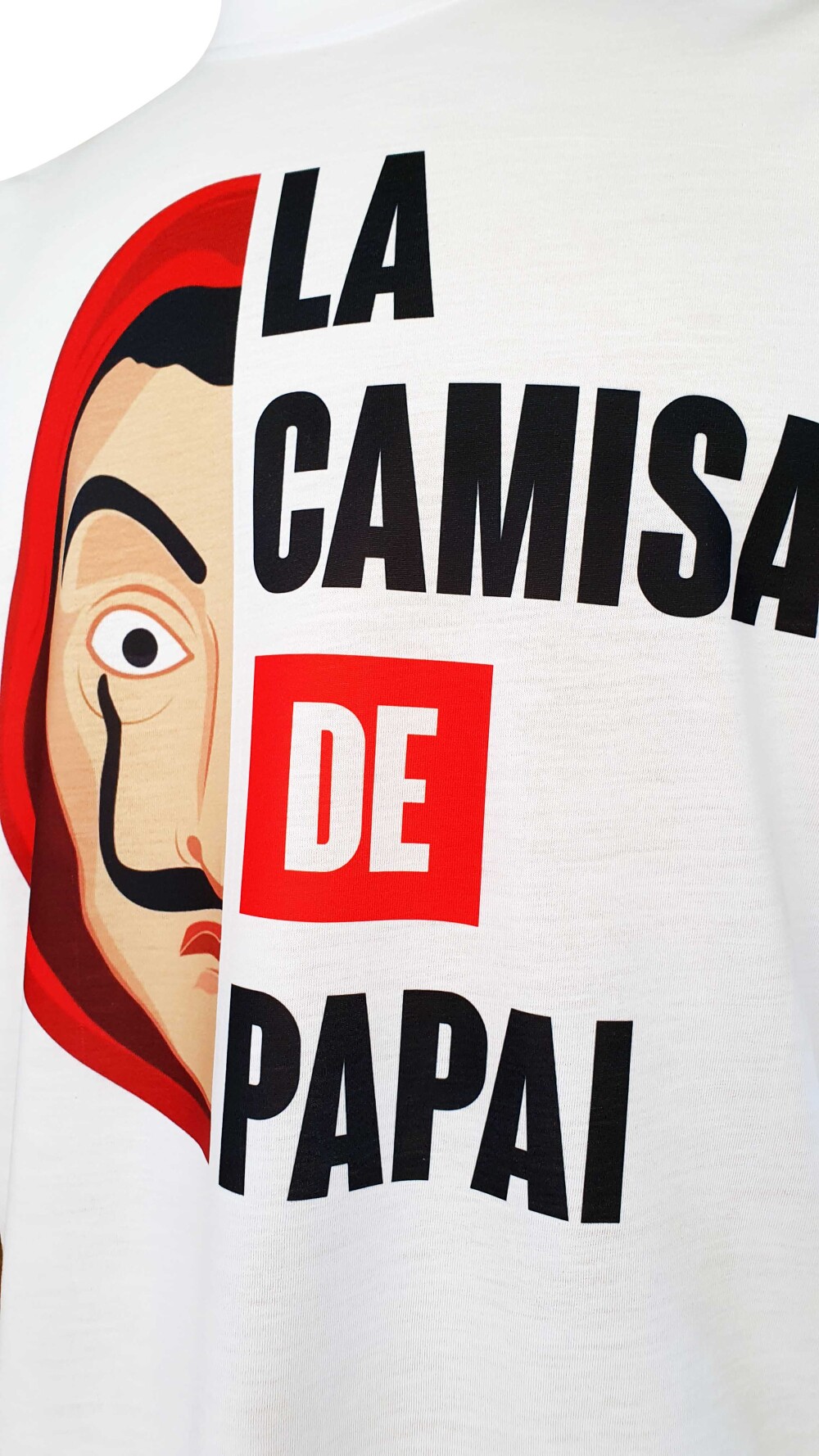 Camiseta Branca Personalizada Presente La Camisa de Papai