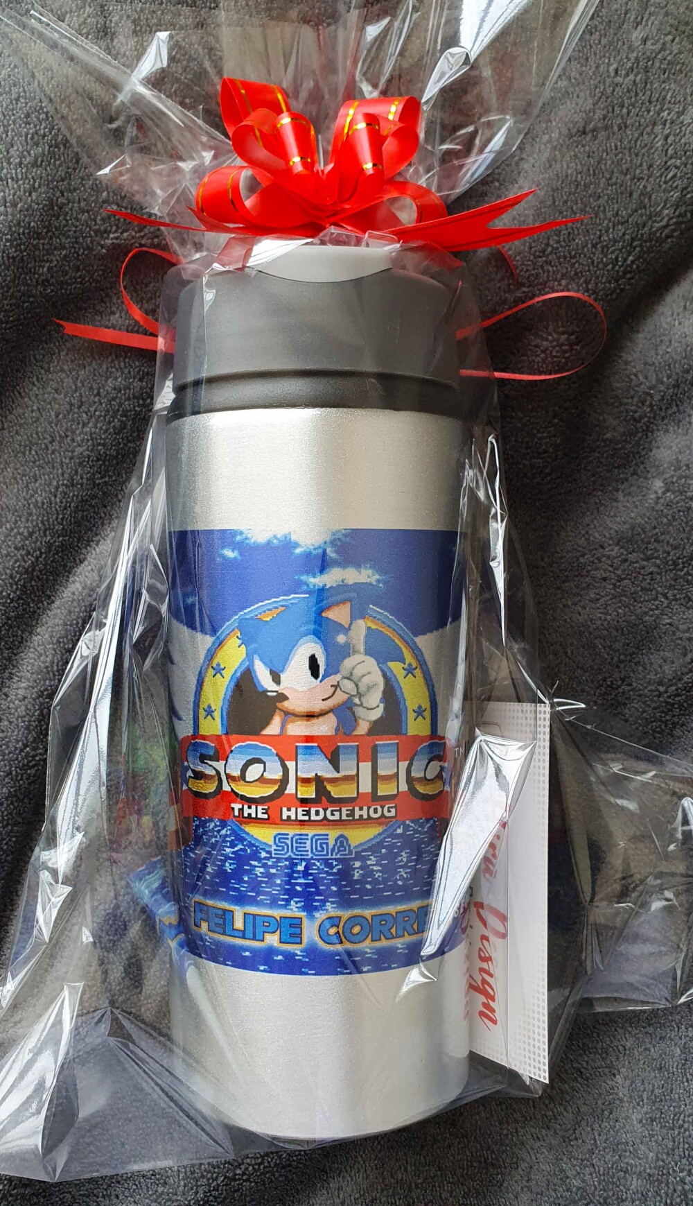 Squeeze Alumínio Personalizado Sonic The Hedgehog Fases