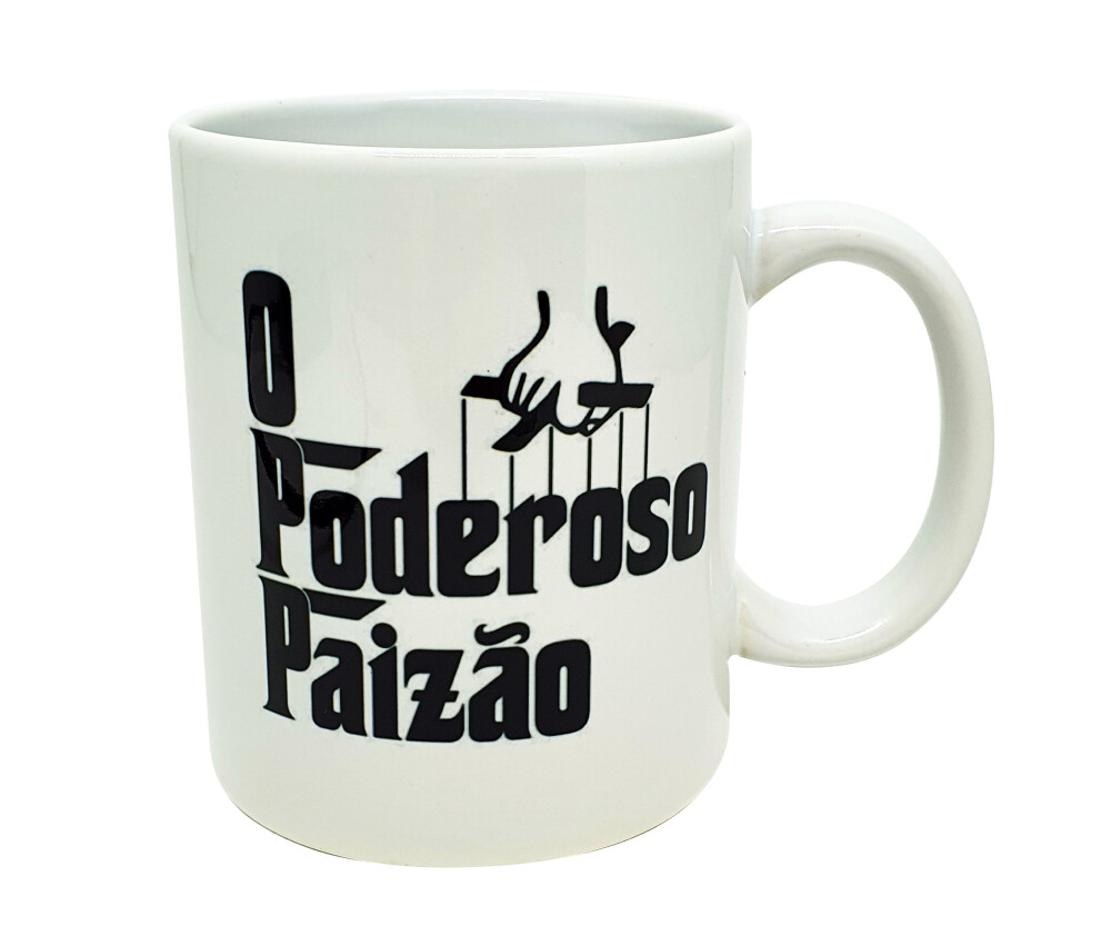 Caneca Branca Personalizada o Poderoso Paizão Vito Corleone