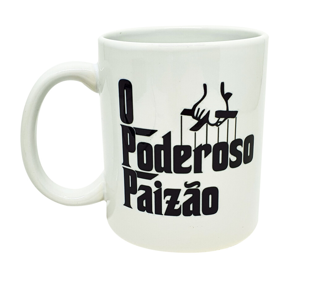 Caneca Branca Personalizada o Poderoso Paizão Vito Corleone
