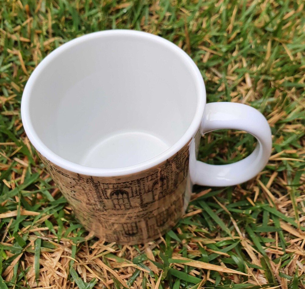 Caneca Branca Personalizado Mapa do Maroto Harry Potter