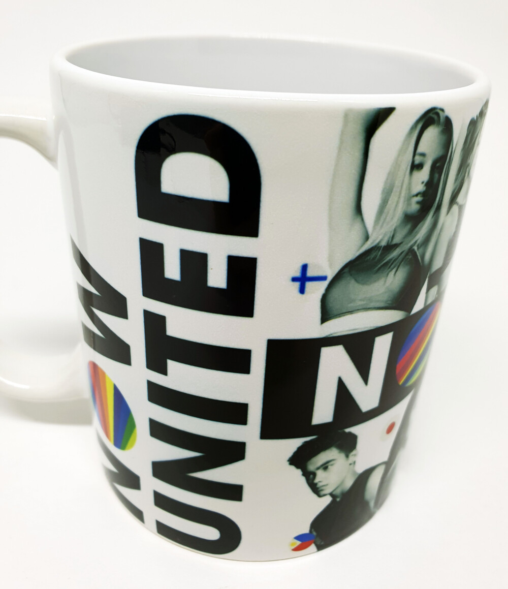 Caneca Branca Personalizada Grupo Musical Global Now United