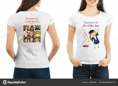 2 Camisetas Infantil Formatura Escolar do Filho Filha
