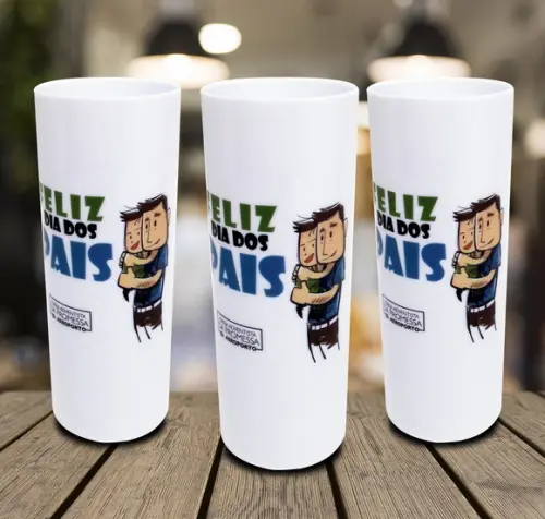 15 Long Drink Branco Personalizado - Dia dos Pais (igreja)