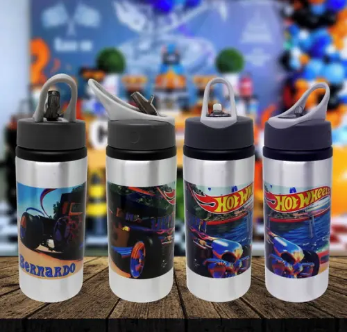 Squeeze Alumínio Personalizado - Hot Wheels Bone Shaker