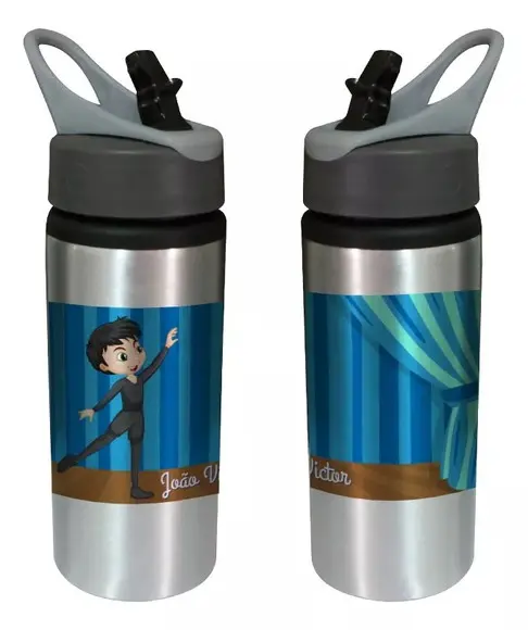 Squeeze Garrafa Personalizada Bailarino Ballet Balé Clássico
