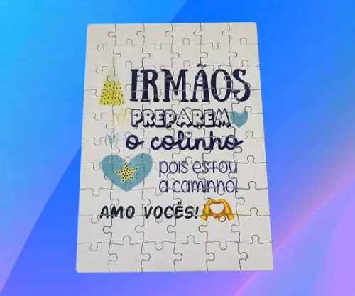 Quebra-cabeça Irmãos Preparem o Colinho Pois Estou a Caminho