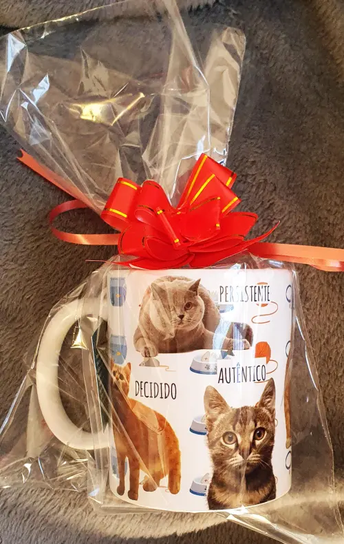 Caneca Branca Personalizada Gatinho - Puppy