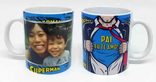 Caneca Branca Personalizado Pai Te Amo