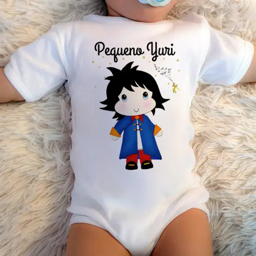 Body Baby Branco Personalizado - Pequeno Príncipe
