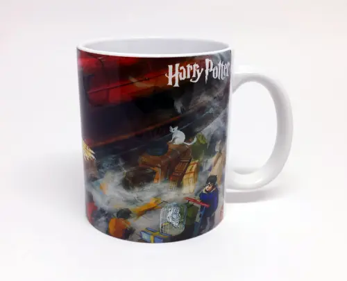 Caneca Branca Personalizada Harry Potter
