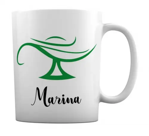 Caneca Branca Personalizada Carreira Enfermagem