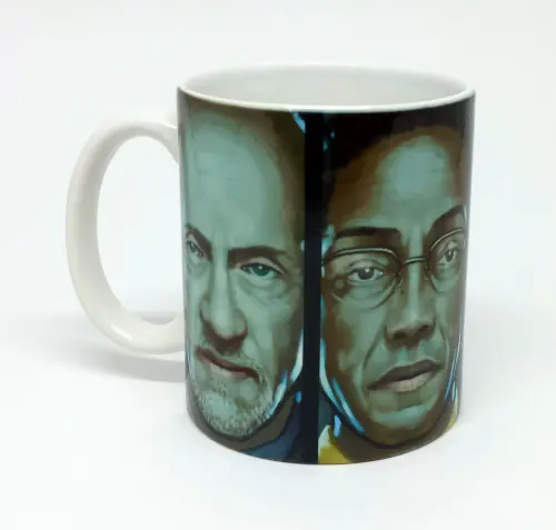Caneca Branca Personalizada Breaking Bad Rostos