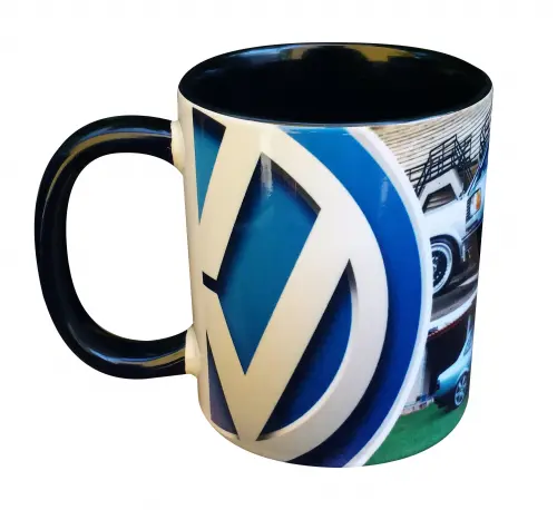 Caneca Preta Personalizada Volkswagen Vw Voyage