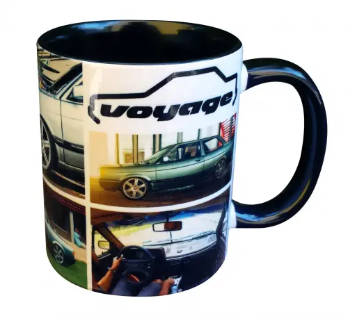 Caneca Preta Personalizada Volkswagen Vw Voyage