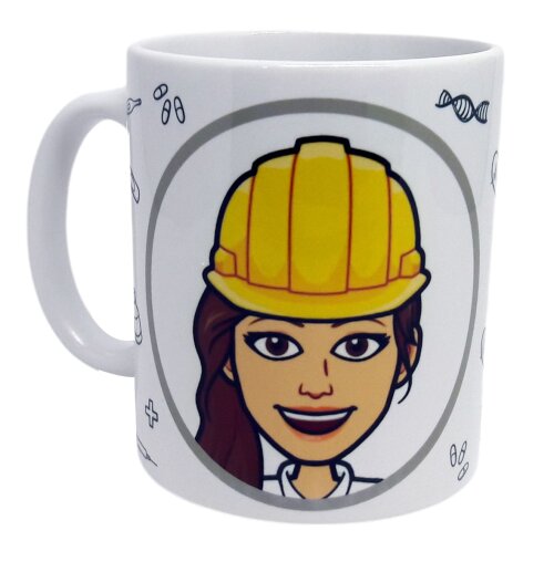 Caneca Branca Personalizada Lembrancinha Médica do Trabalho
