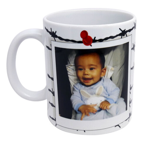Cuidado Caneca Branca da Mamãe Personalizada (com Foto)