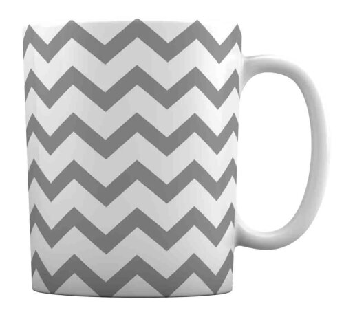 Caneca Branca Personalizada Dindo (padrinho) Chevron