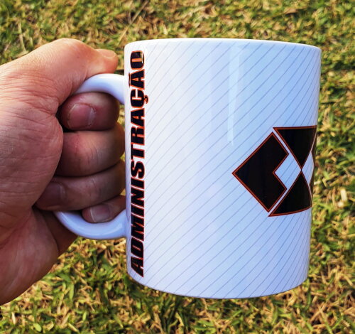 Caneca Branca Personalizado Carreira Profissão Administração