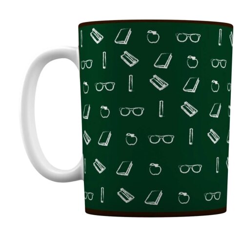 Caneca Branca Personalizada Profissão Professora
