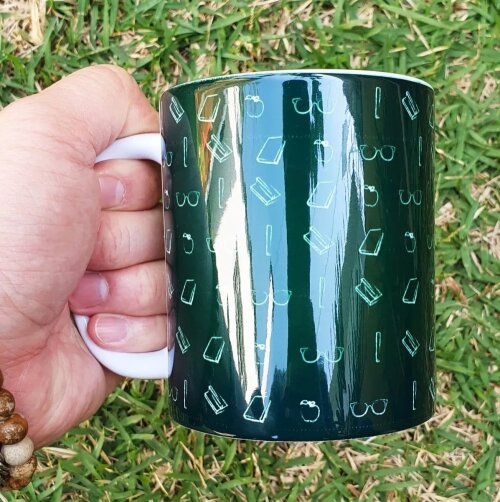 Caneca Branca Personalizada Profissão Professora