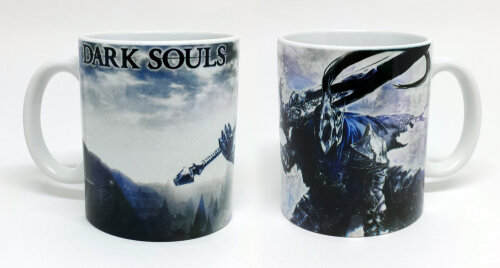 Caneca Branca Personalizado Game Dark Souls Iii