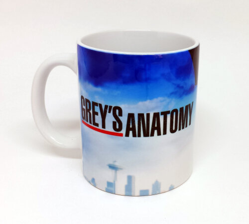 Caneca Branca Personalizada Grey´s Anatomy