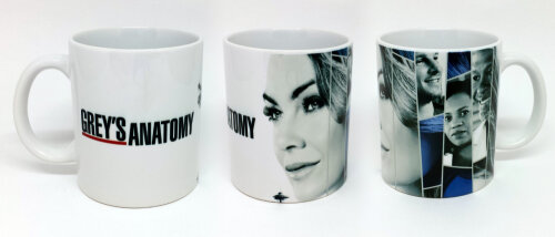 Caneca Branca Personalizada Grey´s Anatomy