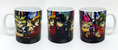 Caneca Branca Personalizada Yu Gi Oh Personagens