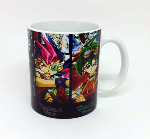 Caneca Branca Personalizada Yu Gi Oh Personagens