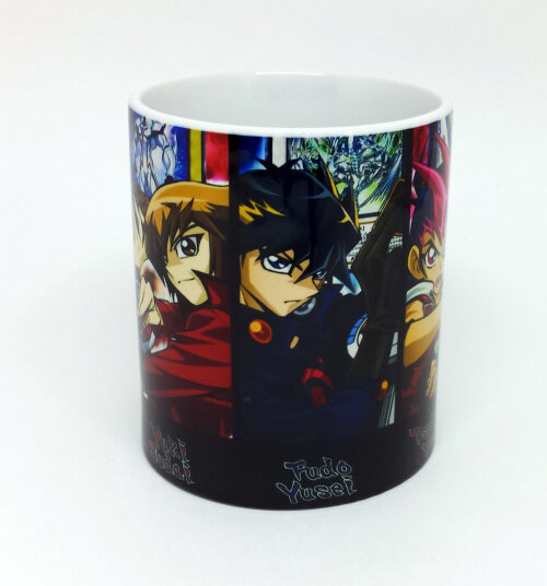 Caneca Branca Personalizada Yu Gi Oh Personagens