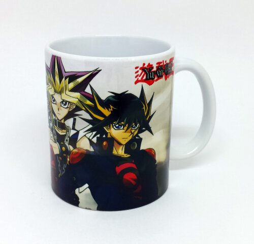 Caneca Branca Personalizada Anime Manga Yu Gi Oh