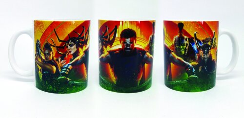 Caneca Branca Personalizada Thor Ragnarok