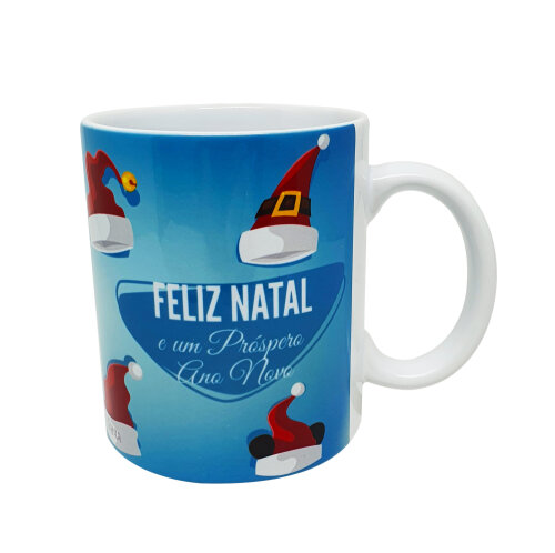Caneca Branca Personalizado Lembrancinha Feliz Natal