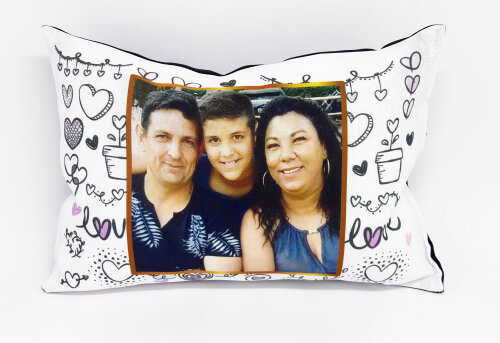 Almofada Personalizada Família, Namorados, Casados, Noivos