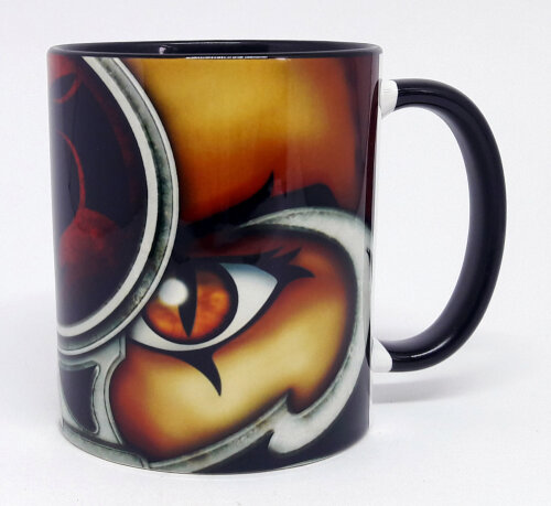 Caneca Preta Personalizado Série Animação Thundercats