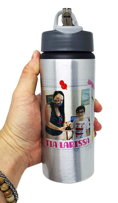 Squeeze de Alumínio Personalizado Mimo Dia dos Professores