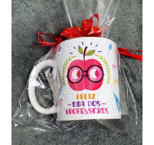 Caneca Branca Personalizada Dia dos Professores