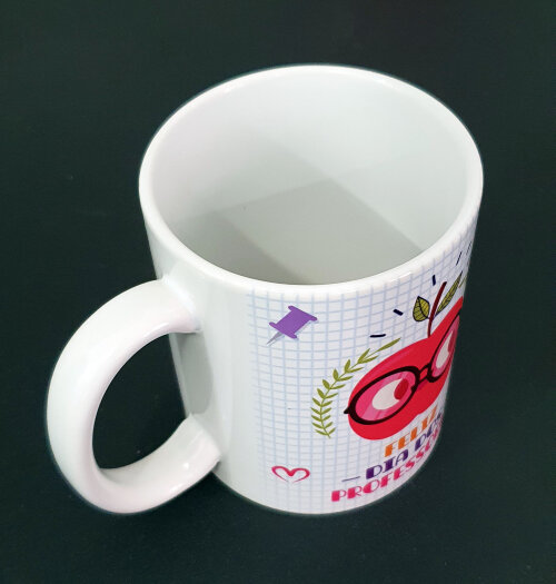 Caneca Branca Personalizada Dia dos Professores
