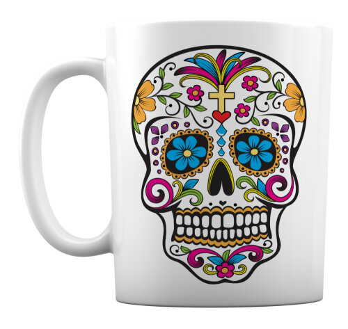 Caneca Branca Personalizada Mimo Caveira Mexicana