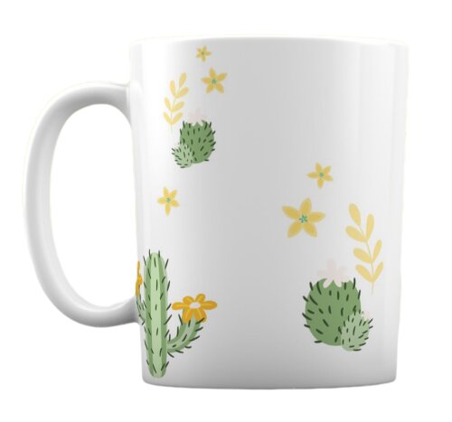 Caneca Branca Personalizado Lhama - Just Be Cool