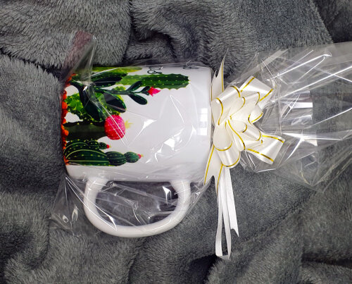 Caneca Branca Personalizada Cactos e Suculentos