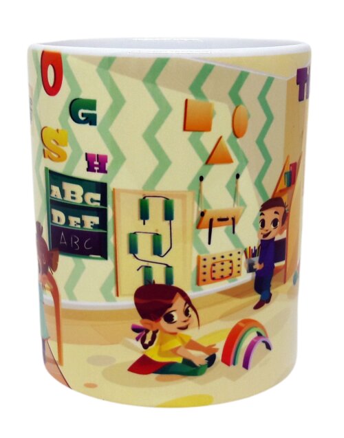 Caneca Branca Personalizada Professores - Sala de Aula