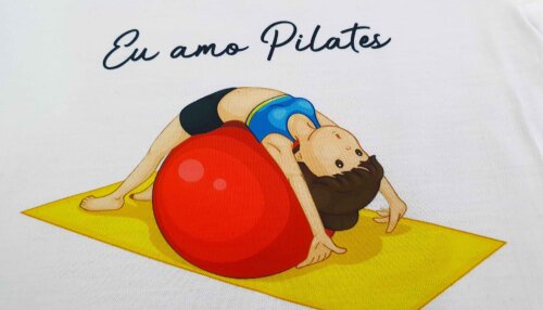 Body Baby Branco Roupinha Bebê Eu Amo Pilates