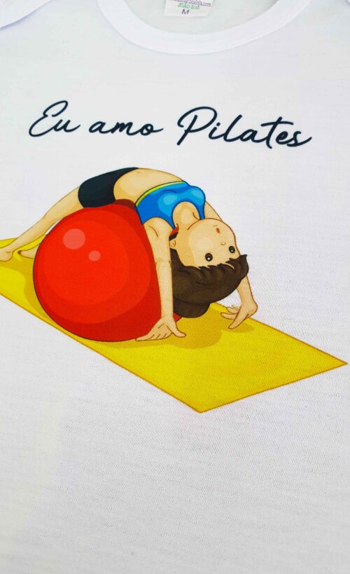 Body Baby Branco Roupinha Bebê Eu Amo Pilates