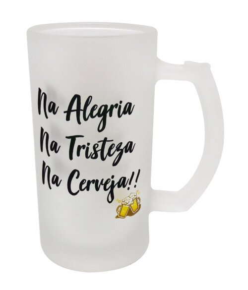 Caneca Vidro Cerveja Jateado Personalizado Noivos Casamento