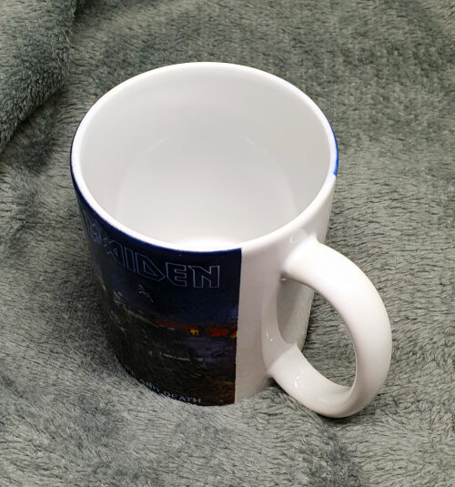 Caneca Branca Personalizado Banda Metal Iron Maiden