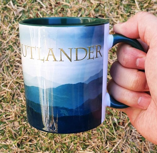 Caneca Verde Personalizada - Seriado Outlander Sassenach