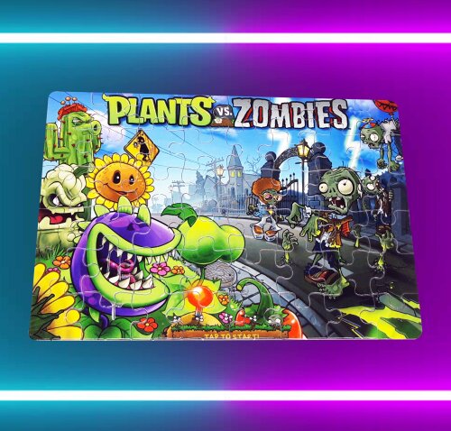 Quebra-cabeça Personalizado Plants Vs Zombies