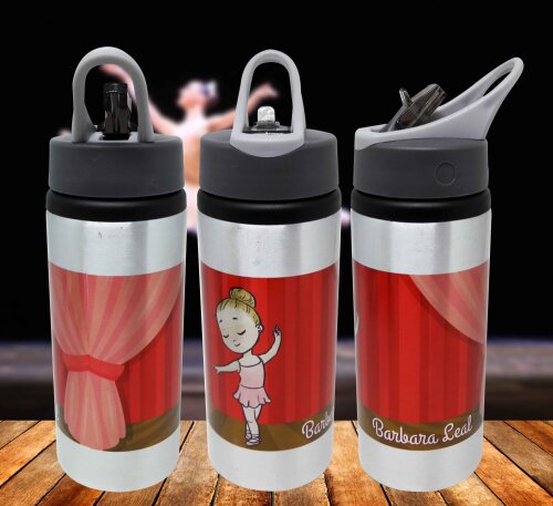 Squeeze Alumínio Personalizado Dançarina Bailarina Ballet